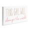 Stupell Industries Girl Power Motivational Phrase Wall Plaque Art